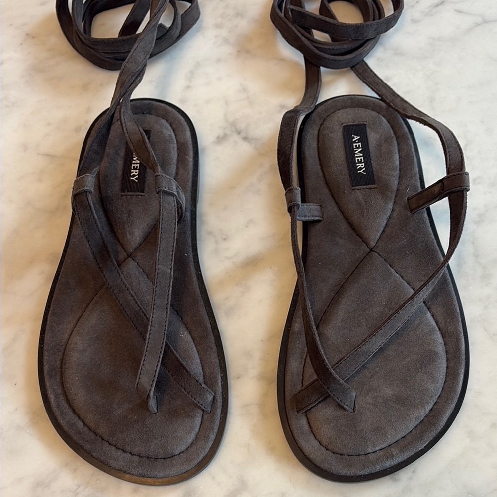 A.EMERY Elliot Suede Thong Sandals